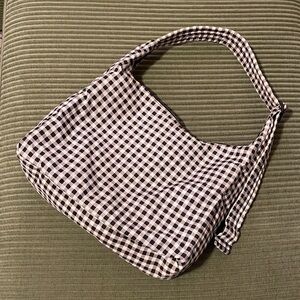 BAGGU Gingham Shoulder Bag